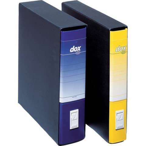 Registratore a leva DOX1 Commerciale 28,5x31,5 cm - dorso 8 cm blu D26104